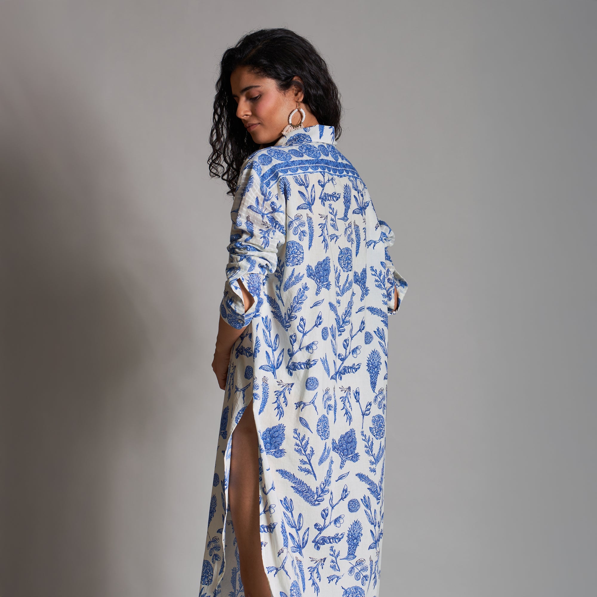 Misha Button Down Shirt Dress