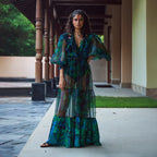 Krishi Cascade Tiered Dress