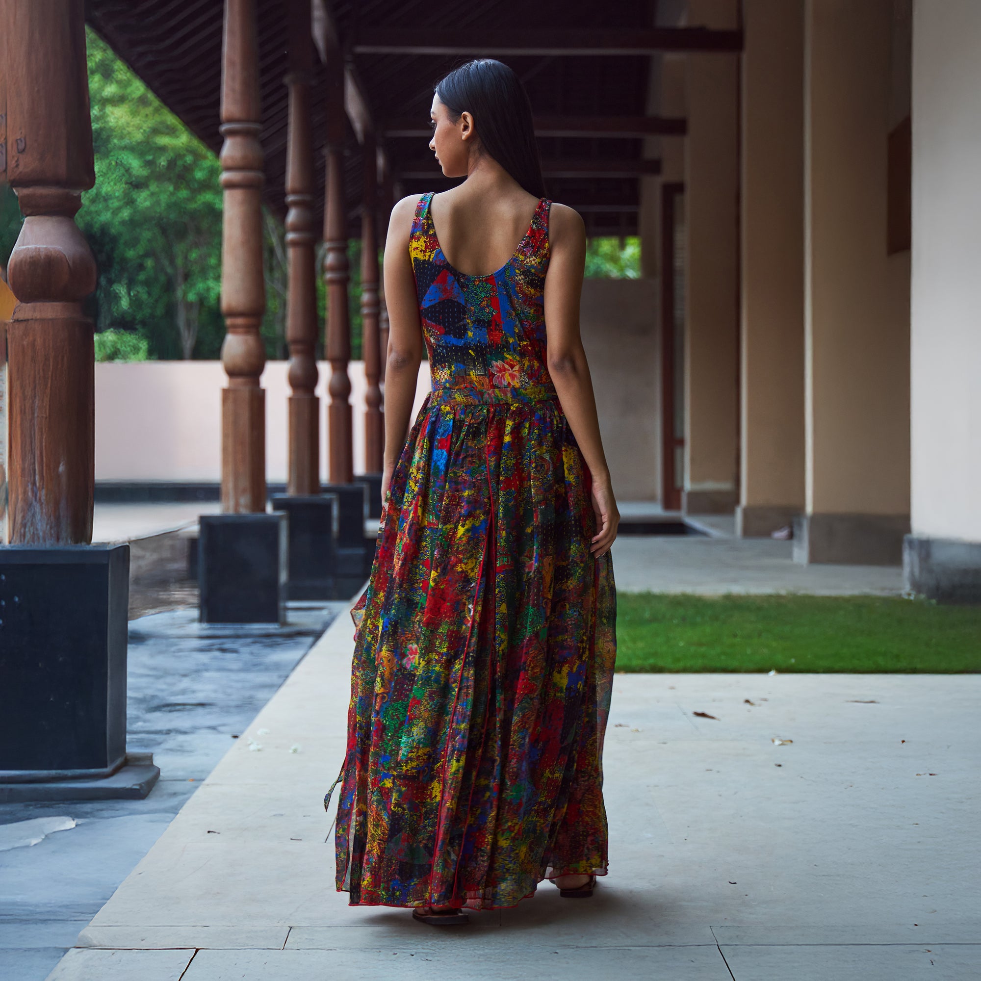 Ila Tiered Maxi Skirt