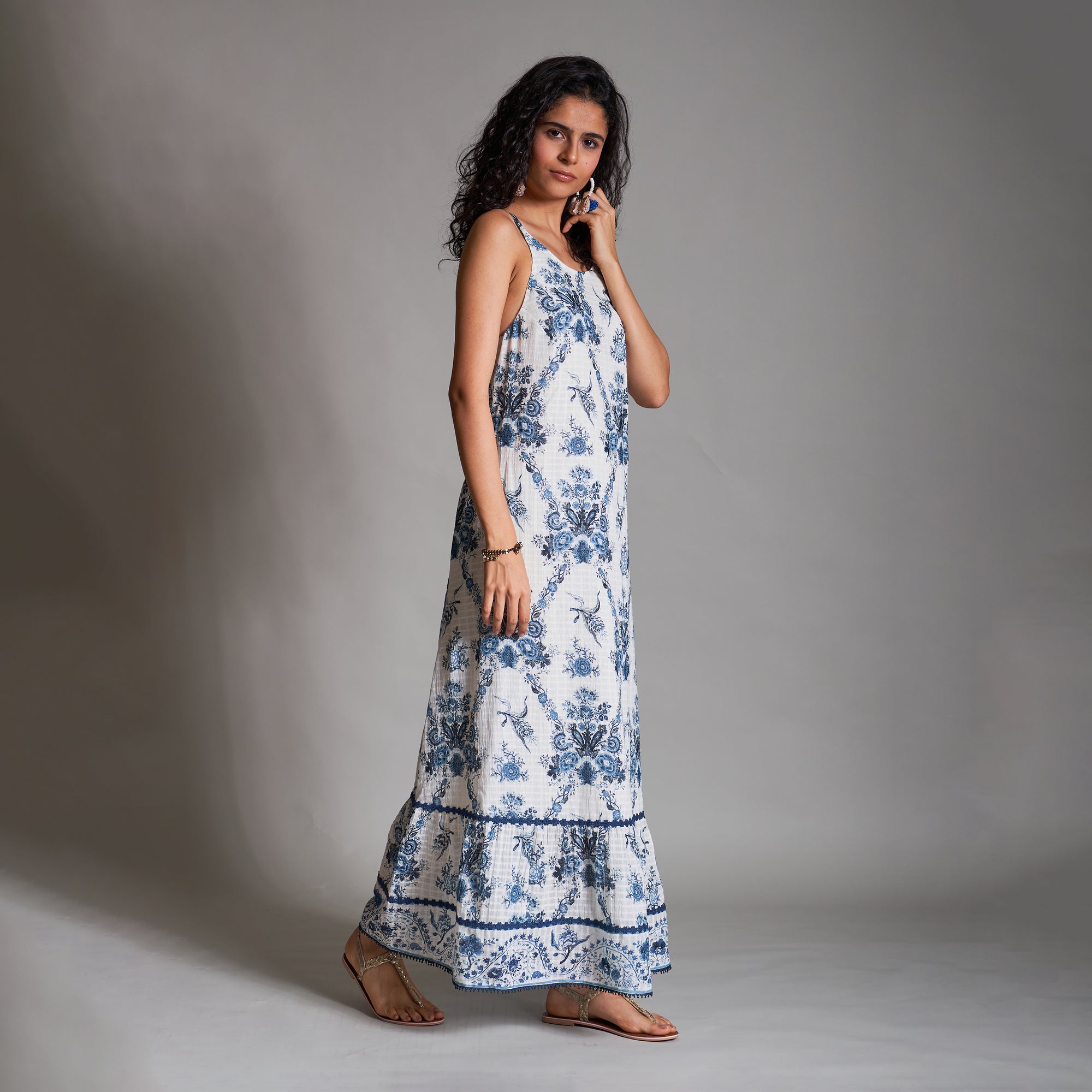 Shyla Cutaway Tiered Dress