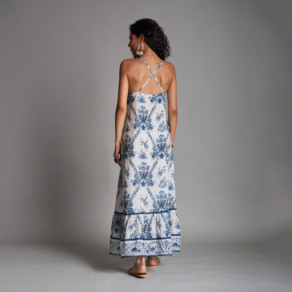 Shyla Cutaway Tiered Dress