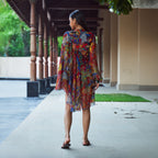 Lina Draped Asymmetric Tunic