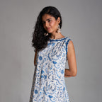 Vivian Boat Neck Cutaway Dress