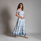 Mini Peasant Tiered Dress