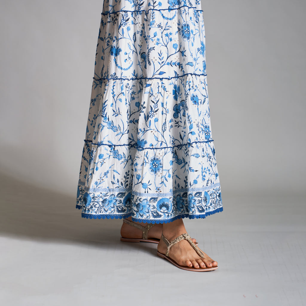 Mini Peasant Tiered Dress