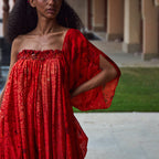 Siya Bustier Draped Dress