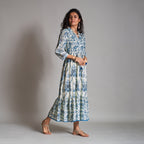 Alice Button Down Tiered Dress