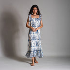 Violet Tiered Beach Sundress