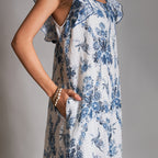 Violet Tiered Beach Sundress