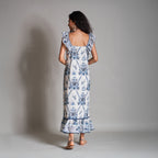 Violet Tiered Beach Sundress