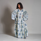 Sarah Smock Tiered Dress with Poet Sleeves