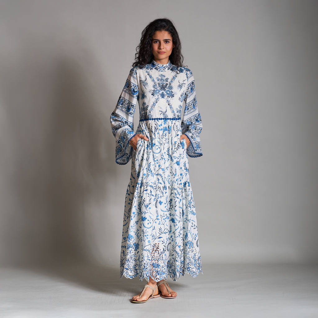 Vanessa Poetess Tiered Dress