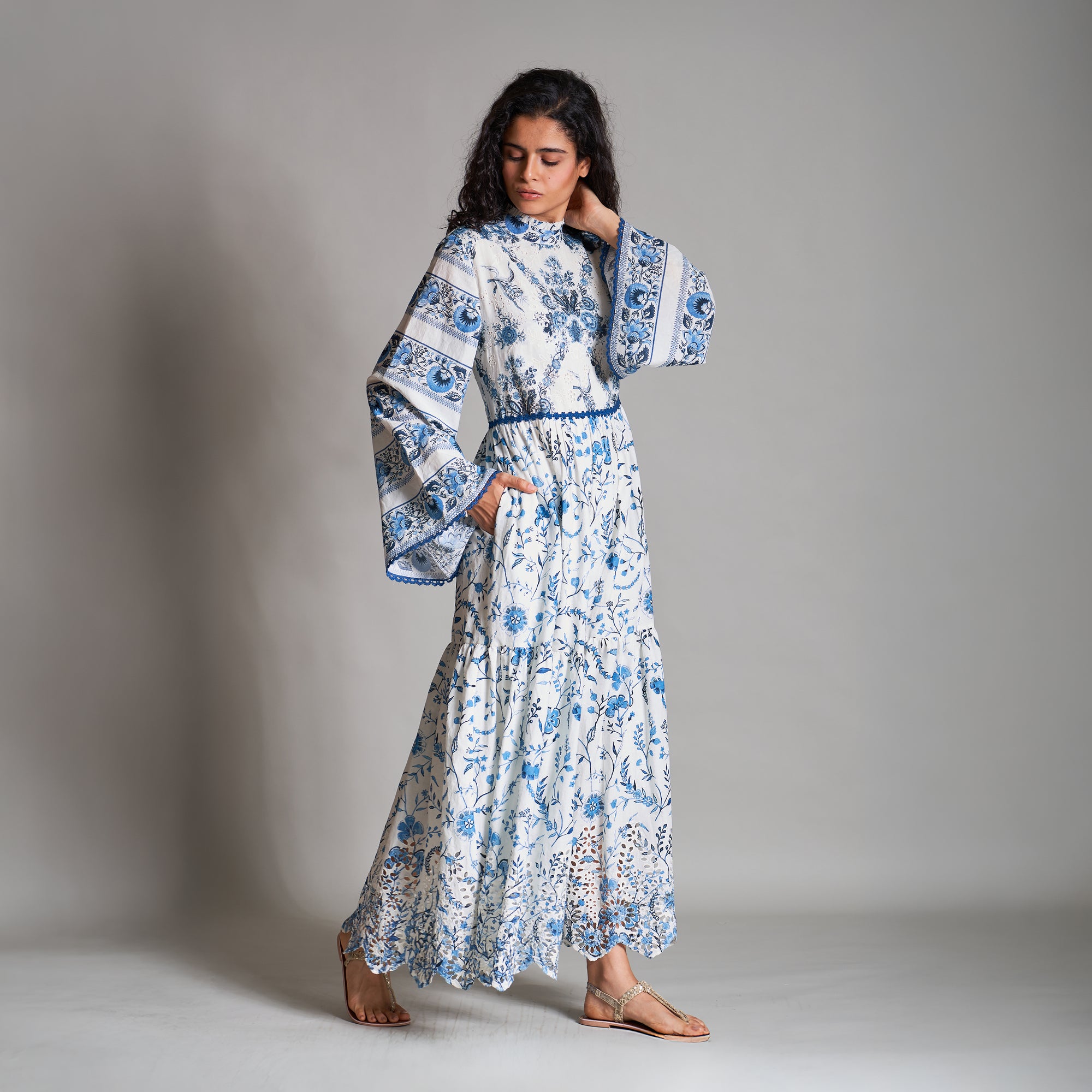 Vanessa Poetess Tiered Dress