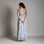 Renee Tiered Babydoll Tie Up Sundress