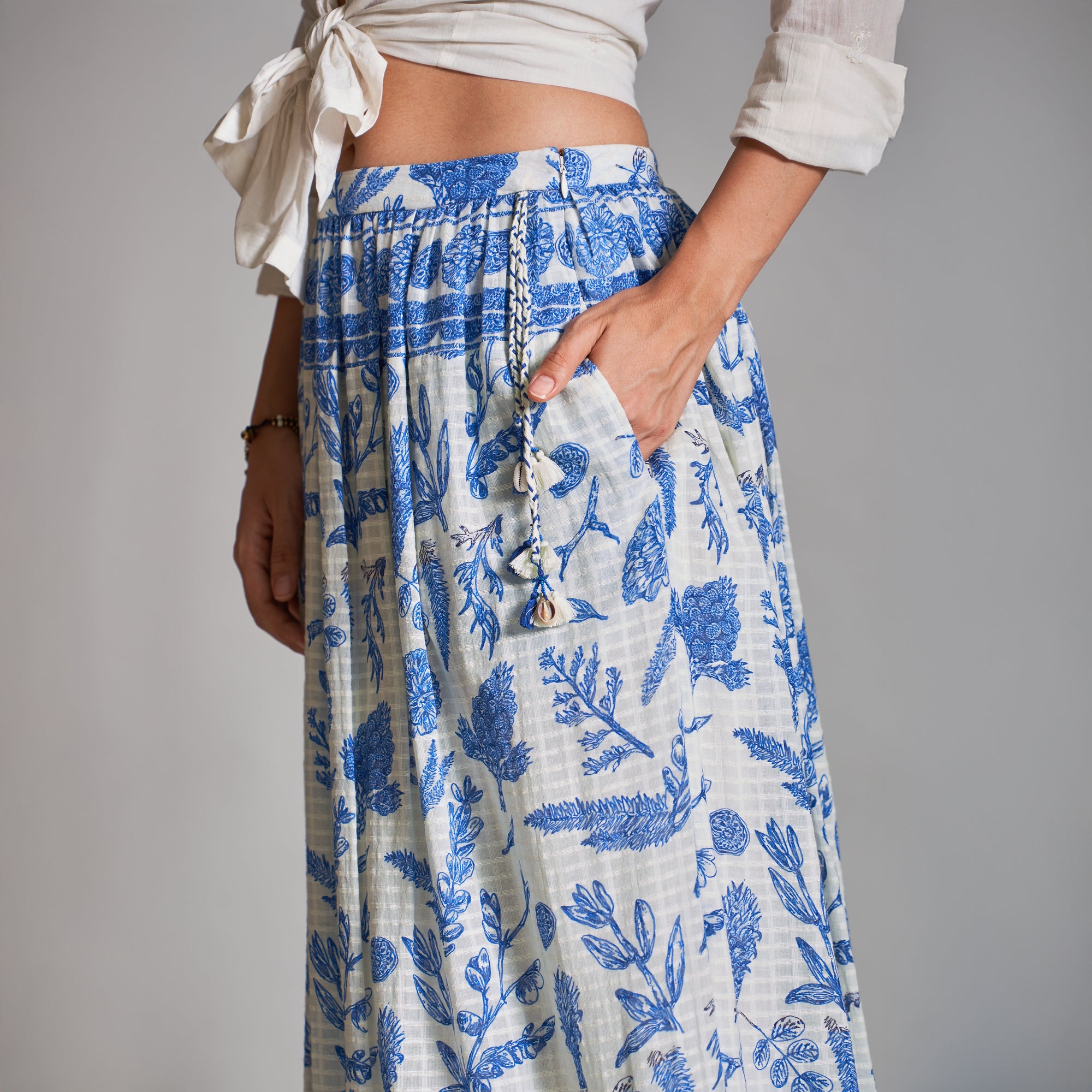 Pieper Tiered Maxi Skirt