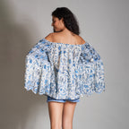 Lucille Off-Shoulder Peasant Blouse