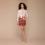 Rosalina Sequined Short Skirt