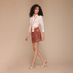 Rosalina Sequined Short Skirt