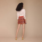 Rosalina Sequined Short Skirt