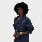 Dao Embroidered Shirt Dress