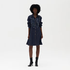 Alma Embroidered Shirt Dress