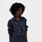 Alma Embroidered Shirt Dress