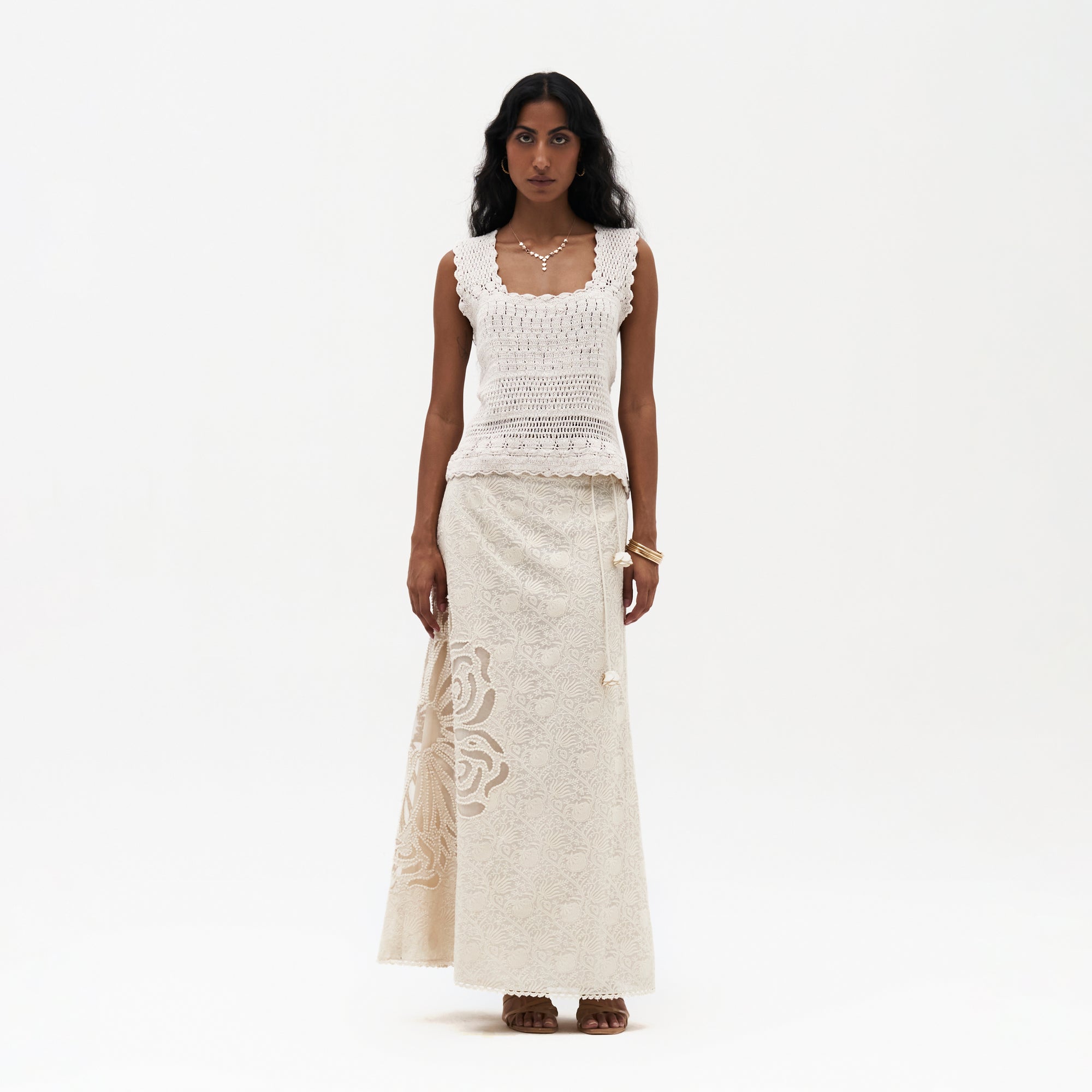 Keira Crochet Tank