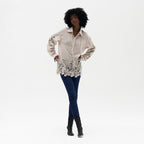 Embroidered Cutwork Shirt