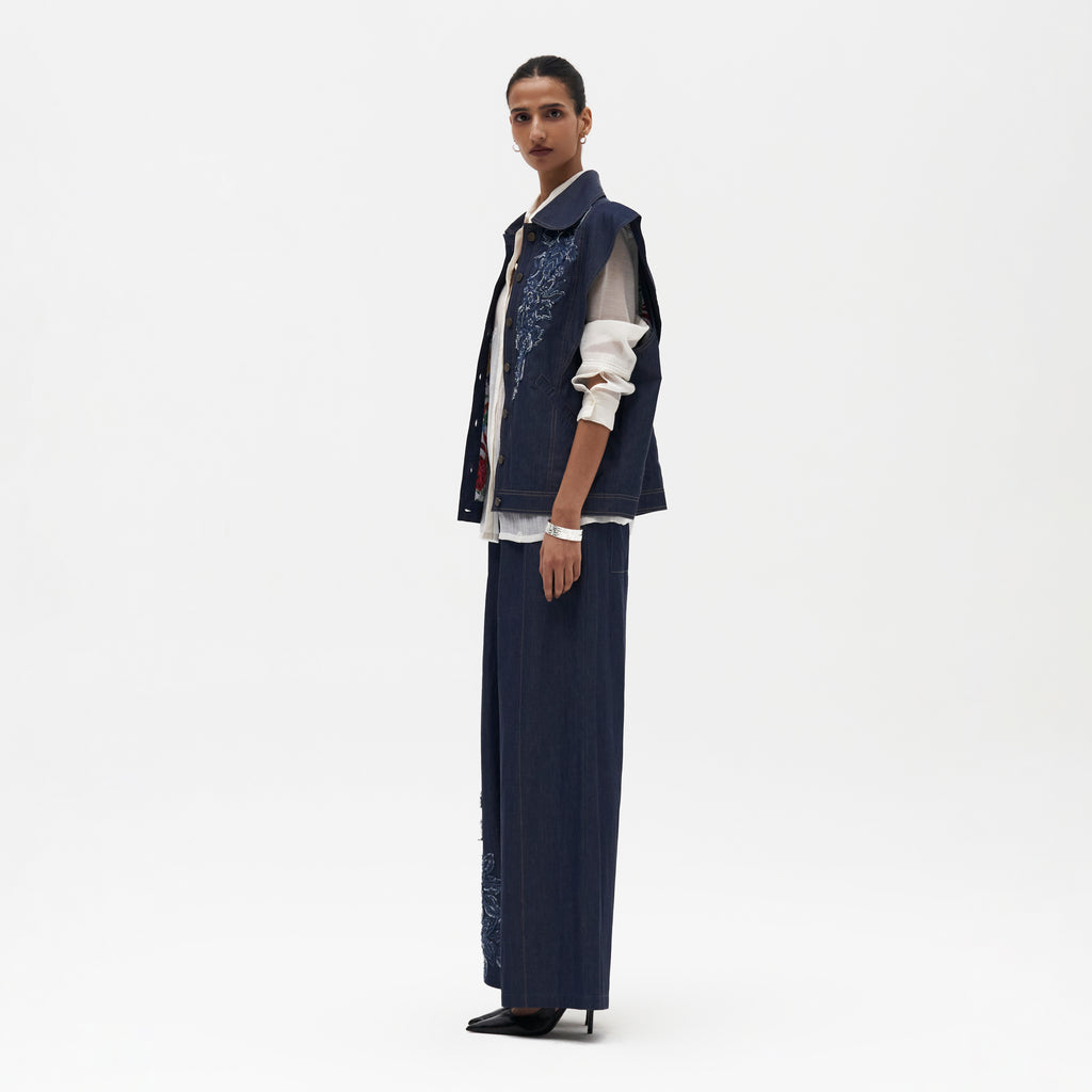 Viola Embroidered Vest