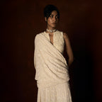 Hirabai Chikankari Ivory Lehanga