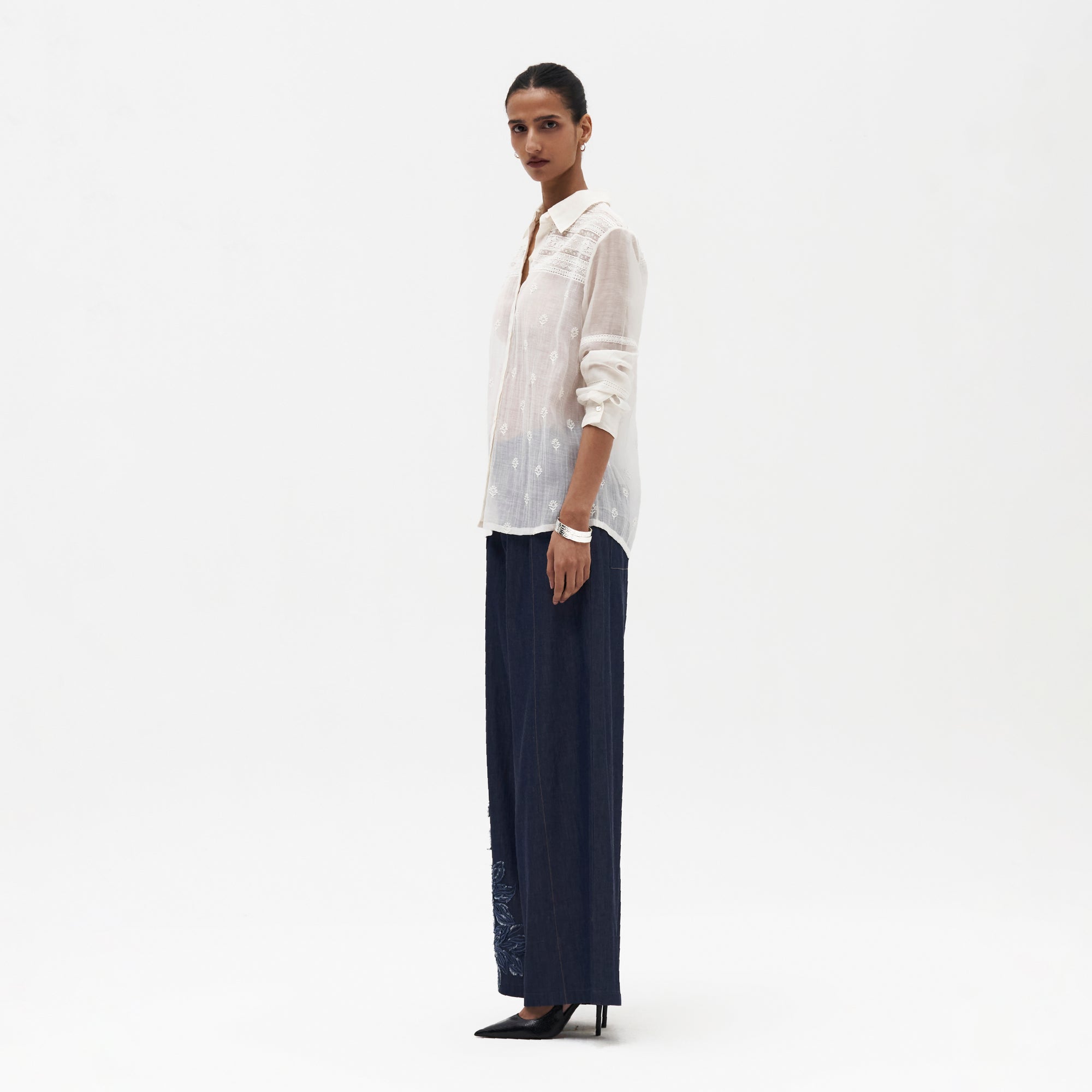 Valérie Chikankari Shirt