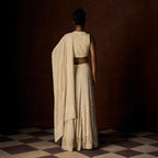 Hirabai Chikankari Ivory Lehanga