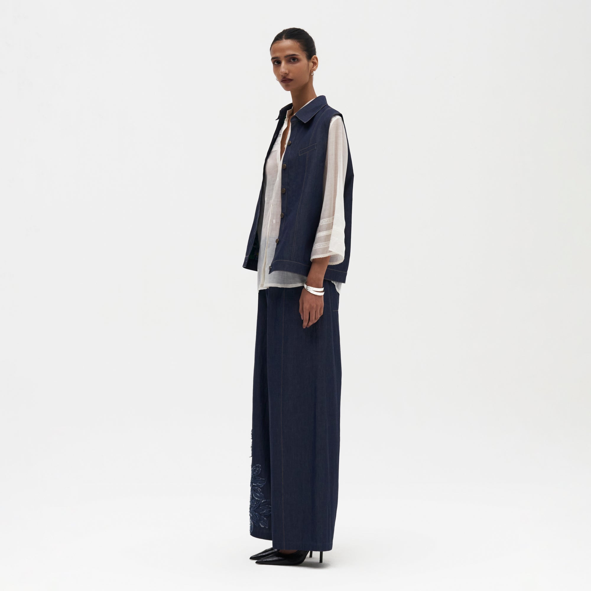 Verity Embroidered Vest