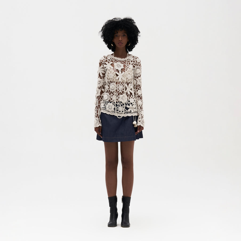Donna Crochet Top