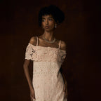 Kamalini Chikankari Off Shoulder Outfit