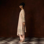 Kasturi Chikankari Pastel Patchwork Outfit