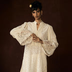 Mehrunisa Chikankari Ivory Tunic