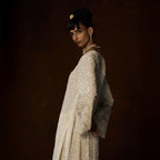 Sumitra Chikankari Ivory Long Tunic