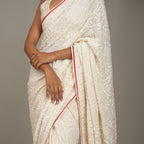 Amruta Chikan Embroidered Saree