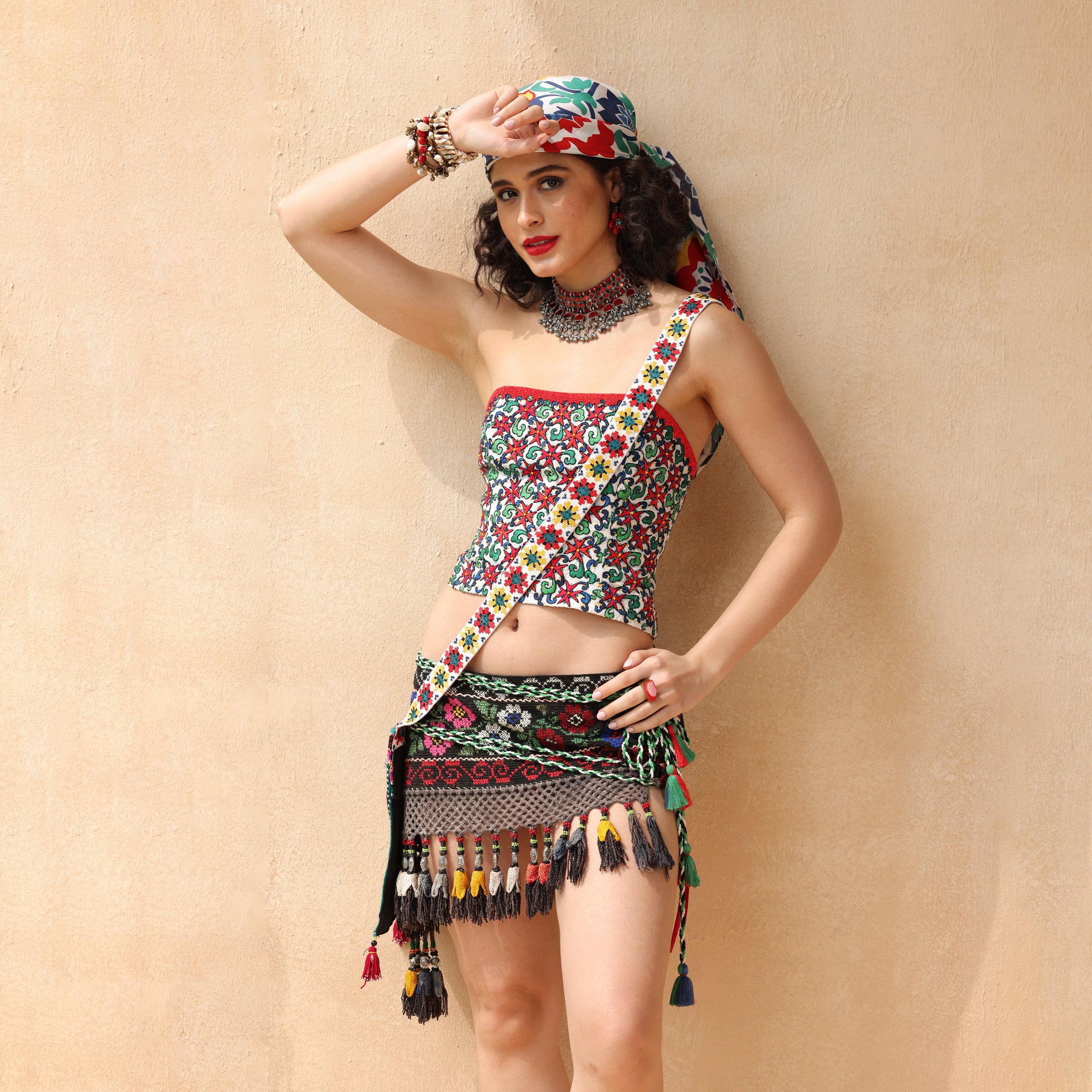 Samiya Embroidered Corset