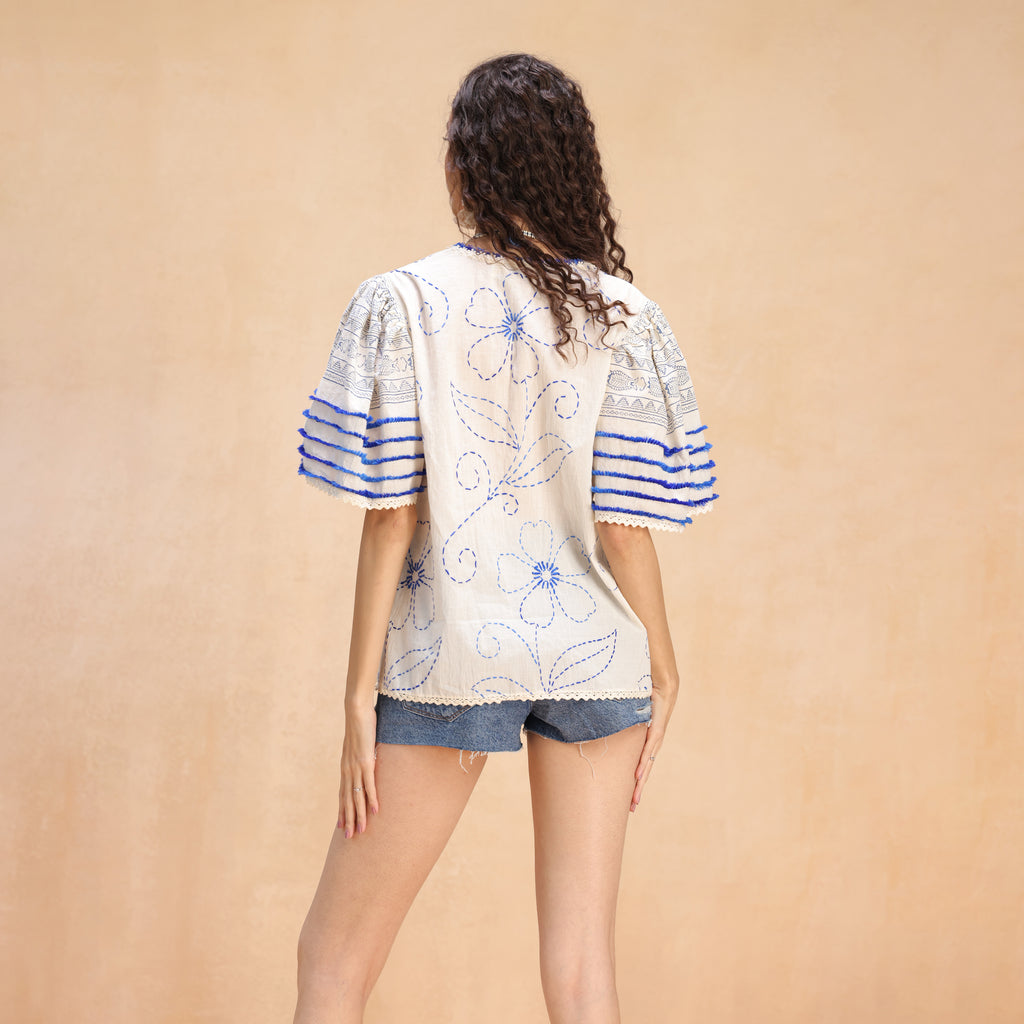 Adele Square Neck Blouse