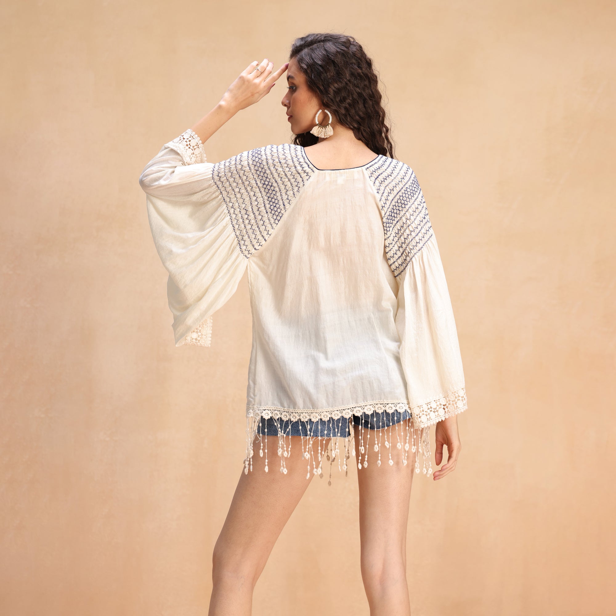 Kiera Raglan Sleeve Blouse