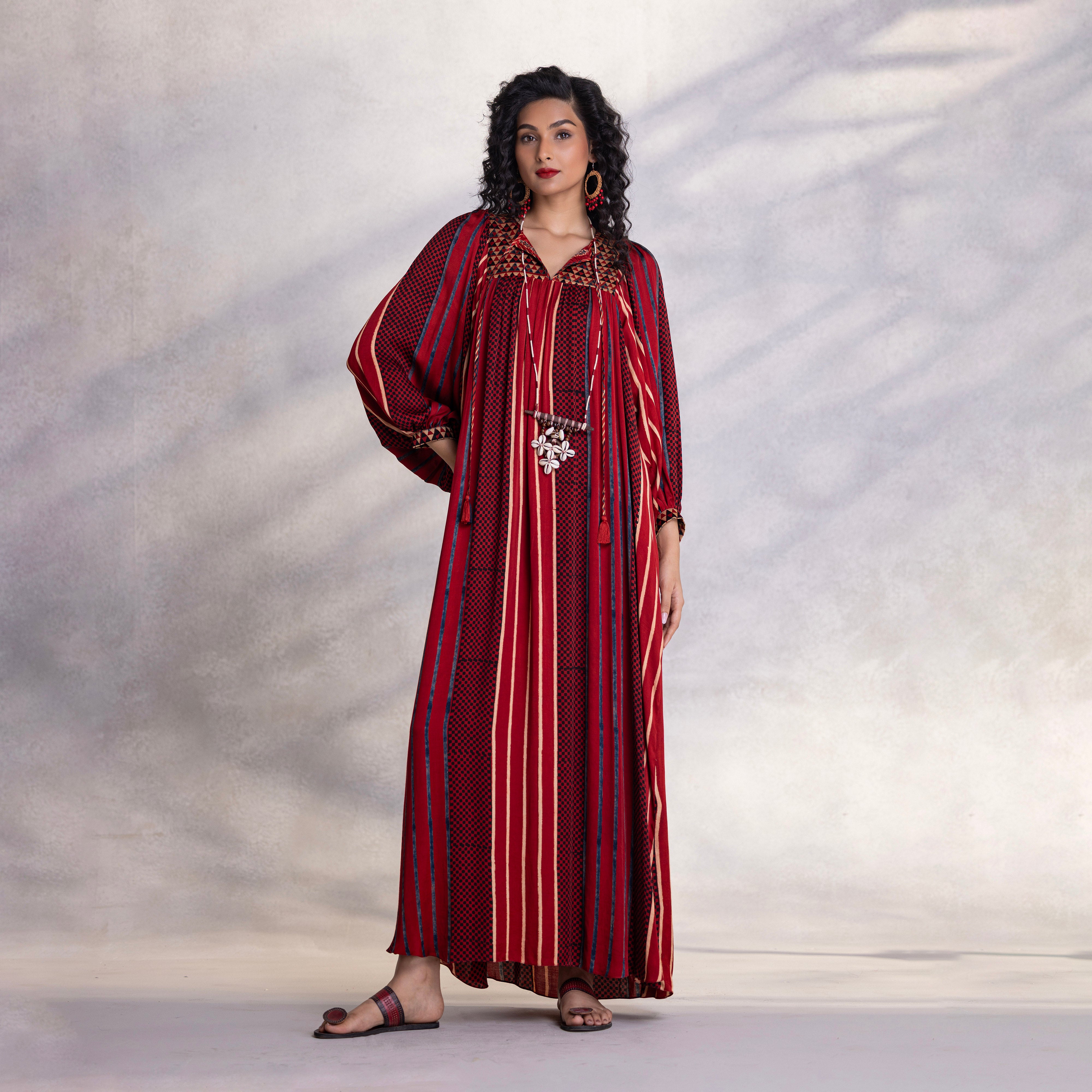Payal Jain Vrishti modal satin kimono dress
