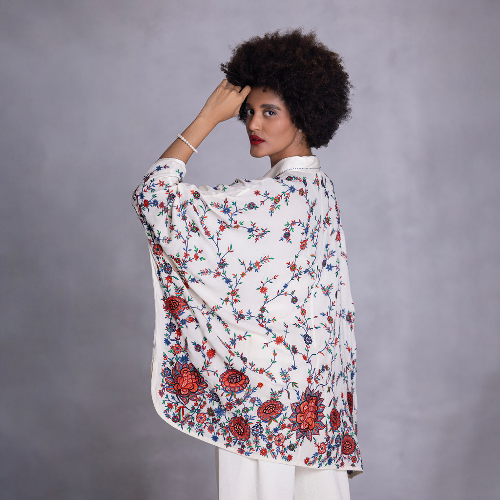 Embroidered Raglan Shirt