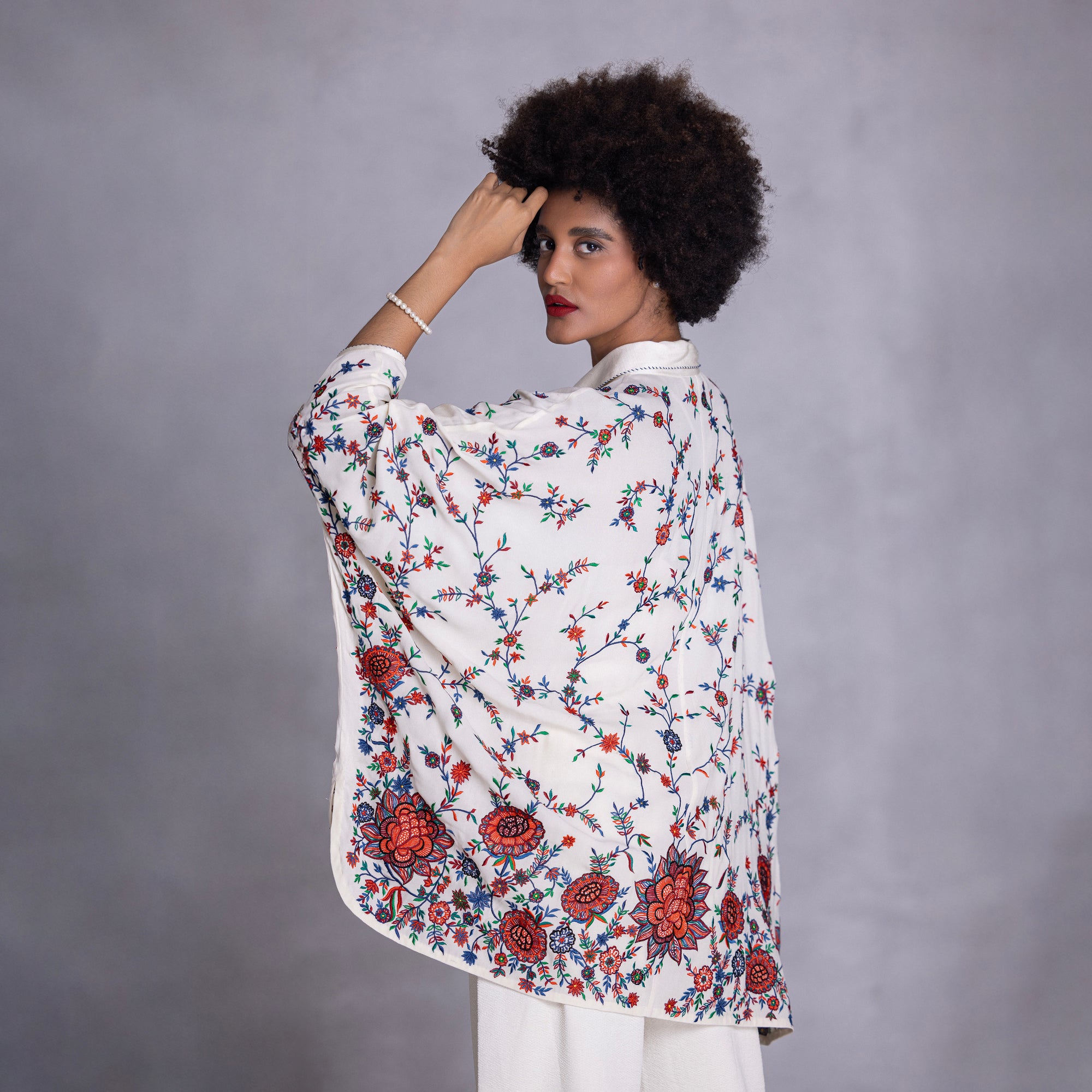Embroidered Raglan Shirt