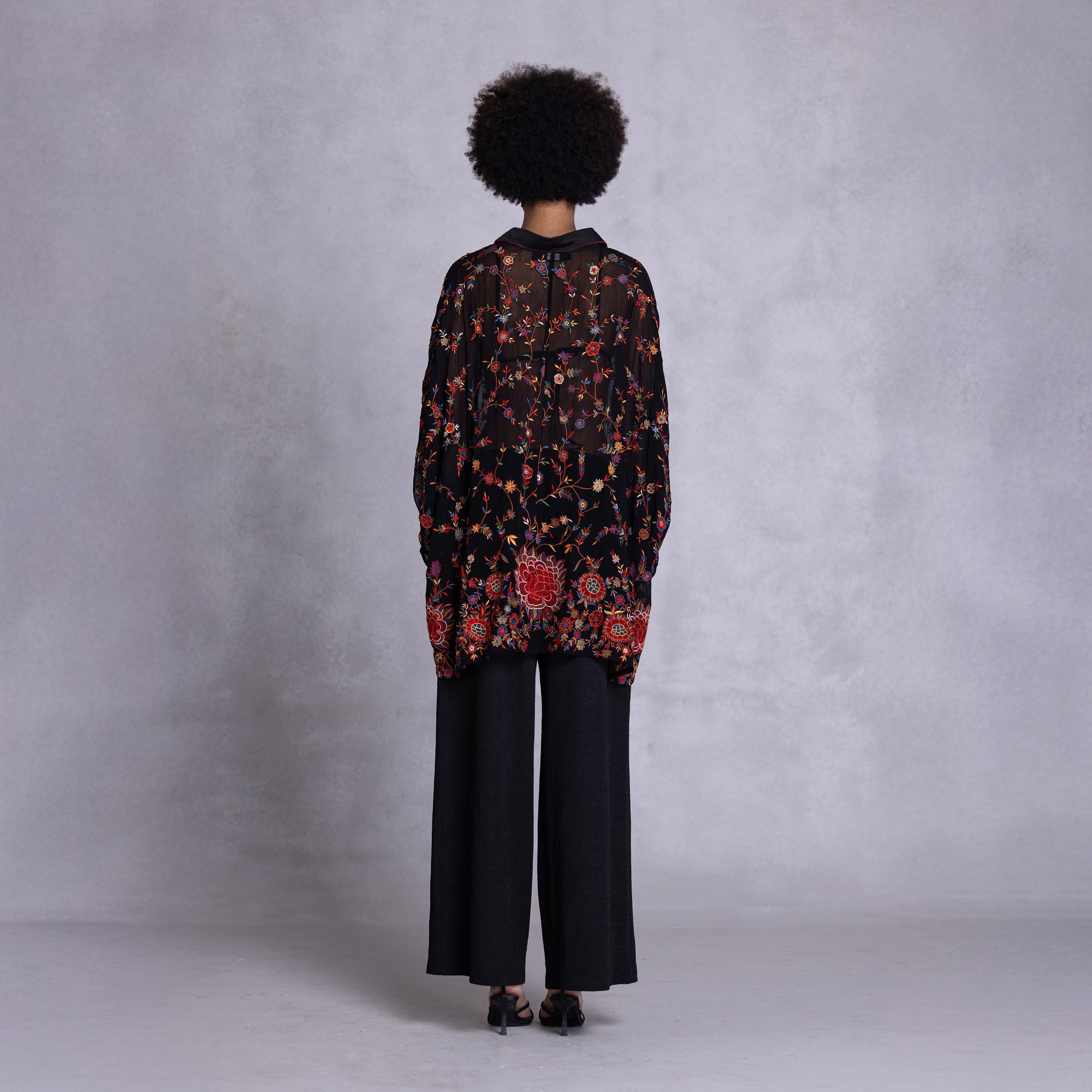 Embroidered Raglan Shirt