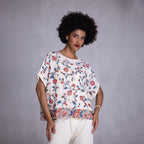 Embroidered Kimono Top