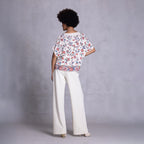 Embroidered Kimono Top