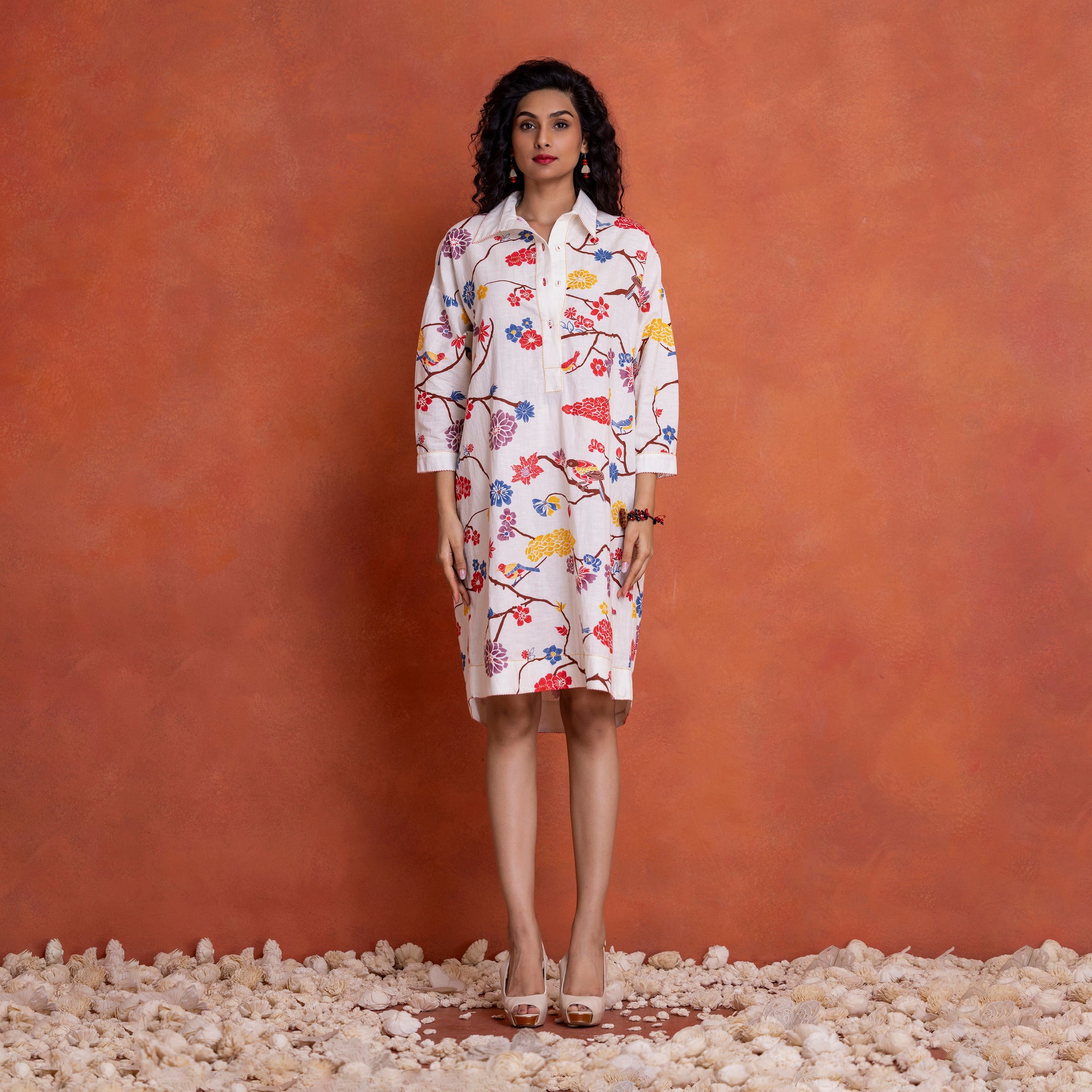 Sakura Shirt Dress