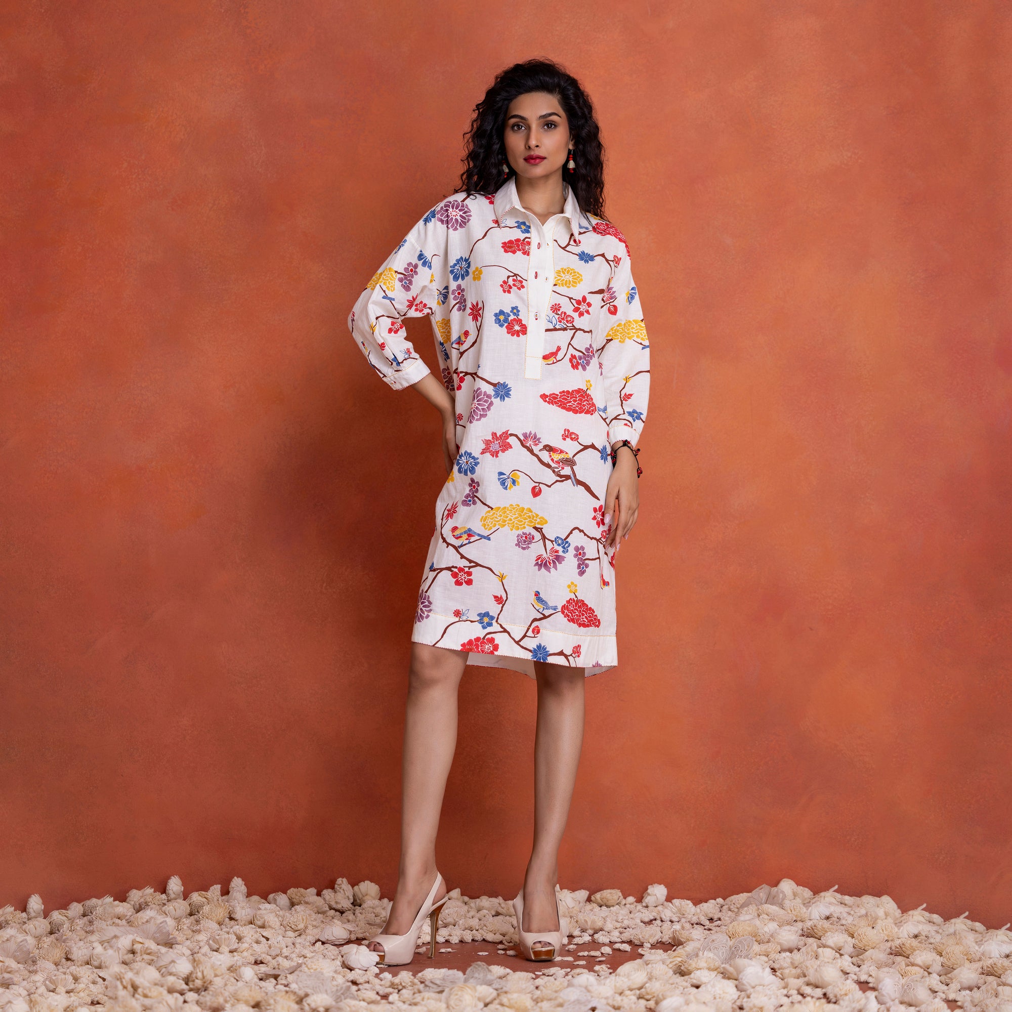 Sakura Shirt Dress